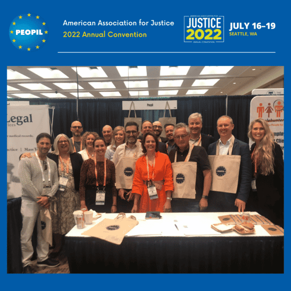 PEOPIL thrives at the AAJ 2022 Annual Convention in Seattle PEOPIL